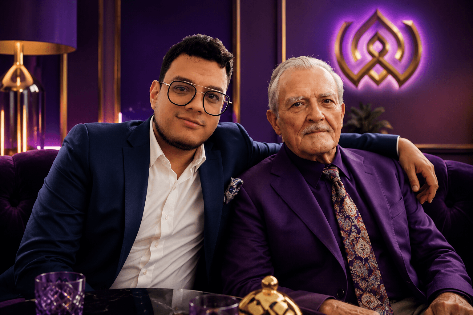 José Ariel Lasso junto a Milton H. Erickson