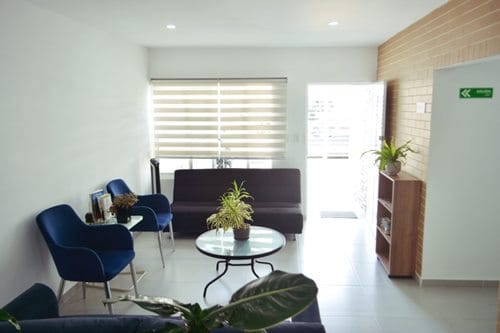 Sala de espera Hypnosis Colombia